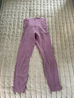 Lulu Align Leggings- Mauve/Dusty Purple